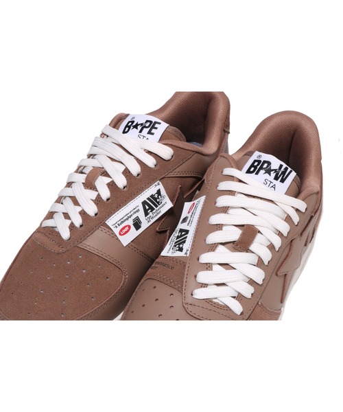 A BATHING APE(アベイシングエイプ)の「BAPE BY KAZUKI KURAISHI BAPE STA BPAW #2(スニーカー・メンズ・ベージュ・8.5/11/9.5/7/9/10/12/8)」の5枚目の写真