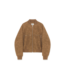 ERER（エルエル）の「Western Suede Blouson Camel（MA-1）」