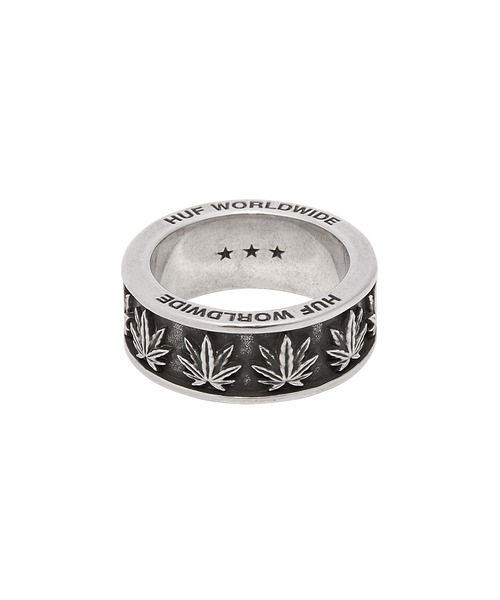 HUF（ハフ）の「PLANTLIFE RING（リング・メンズ・シルバー・XL/L/M/S/XS/XXS）」の3枚目の写真