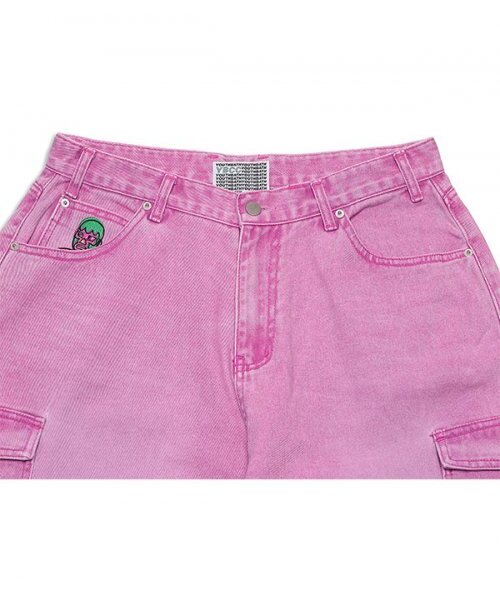 youthbath（ユースバース）の「PK WRESTLER CARGO WORK PANTS__PIGMENT PINK（デニムパンツ・レディース・その他・LARGE/MEDIUM/SMALL/X-SMALL）」の2枚目の写真