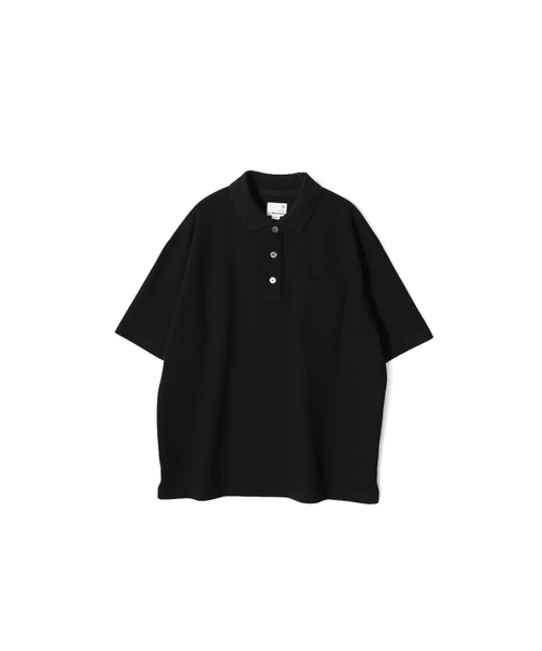 HORLISUN(ホーリーサン)の「Sumerset Short Pique Pullover Shirt Black(Tシャツ/カットソー・レディース・その他・SMALL/MEDIUM/LARGE)」の1枚目の写真