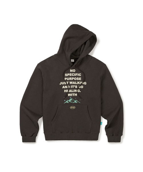 MMLG（エムエムエルジー）の「[Mmlg] JUST WALKING HOODIE (WOODY BROWN)（パーカー・レディース・その他・LARGE/X-LARGE/SMALL/MEDIUM）」の2枚目の写真