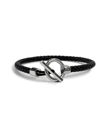 Chubasco（チュバスコ）の「HOOK LEATHER BRACELET BLACK CHL01（ブレスレット）」