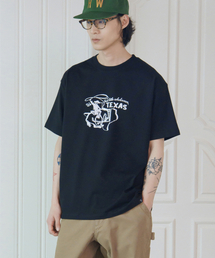 CAMEL WORK（キャメルワーク）の「Texas Cowboy Short Sleeve T-Shirt (Black)（Tシャツ/カットソー）」