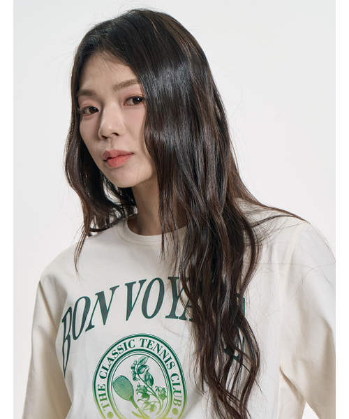 CLEVER FIELD(クレバーフィールド)の「クレバーシンボルアートワークTシャツ_クリーム(Tシャツ/カットソー・レディース・クリーム・SMALL/MEDIUM)」の2枚目の写真