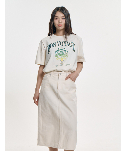 CLEVER FIELD(クレバーフィールド)の「クレバーシンボルアートワークTシャツ_クリーム(Tシャツ/カットソー・レディース・クリーム・SMALL/MEDIUM)」の3枚目の写真