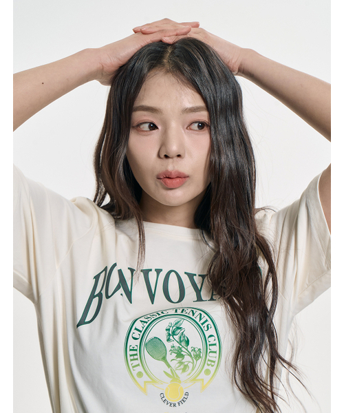 CLEVER FIELD(クレバーフィールド)の「クレバーシンボルアートワークTシャツ_クリーム(Tシャツ/カットソー・レディース・クリーム・SMALL/MEDIUM)」の4枚目の写真