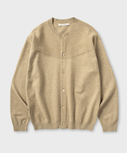 NONBLANK(ノンブランク)の「ラウンドカーディガンニット_BEIGE(カーディガン/ボレロ・レディース・その他・MEDIUM/LARGE/X-LARGE)」の1枚目の写真
