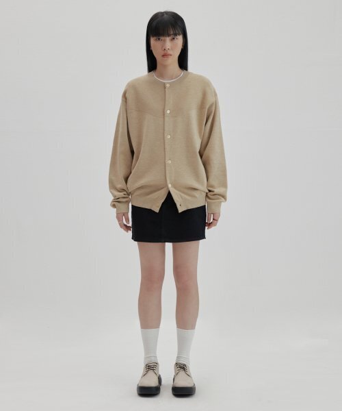 NONBLANK(ノンブランク)の「ラウンドカーディガンニット_BEIGE(カーディガン/ボレロ・レディース・その他・MEDIUM/LARGE/X-LARGE)」の8枚目の写真
