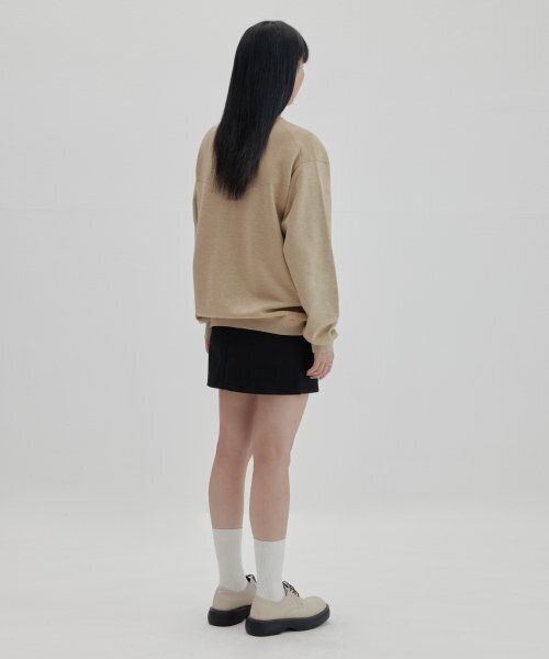 NONBLANK(ノンブランク)の「ラウンドカーディガンニット_BEIGE(カーディガン/ボレロ・レディース・その他・MEDIUM/LARGE/X-LARGE)」の11枚目の写真