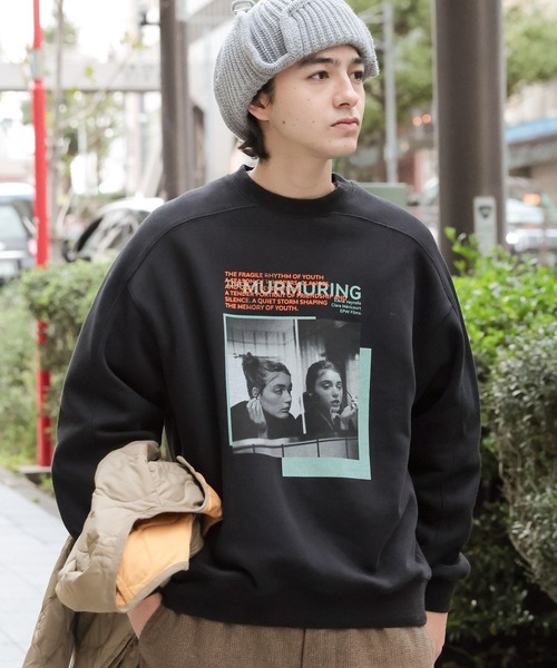 セール】クラフトフォトプリントプルオーバー（Tシャツ/カットソー