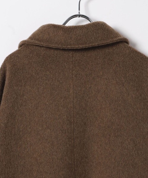 BAYFLOW（ベイフロー）の「【EF(エフ)】リバーバルコート(MEN)（ステンカラーコート・メンズ・ブラック/ダークブラウン・MEDIUM/LARGE）」の8枚目の写真