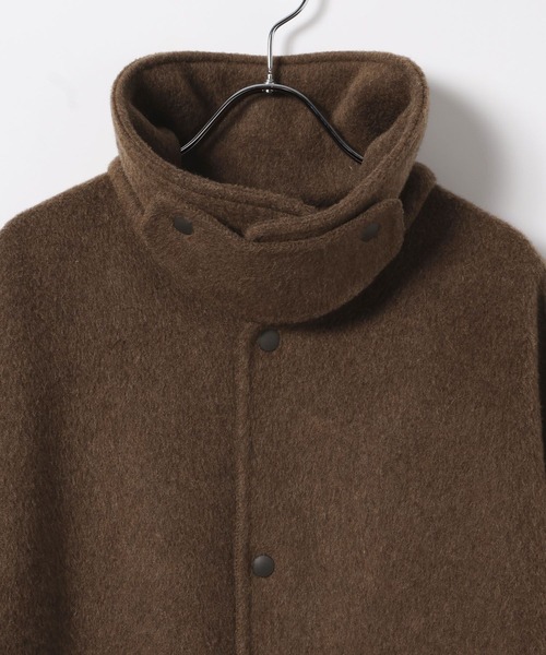 BAYFLOW（ベイフロー）の「【EF(エフ)】リバーバルコート(MEN)（ステンカラーコート・メンズ・ブラック/ダークブラウン・MEDIUM/LARGE）」の11枚目の写真