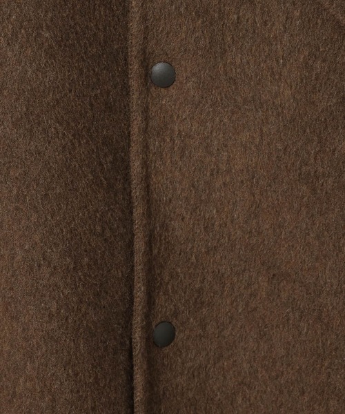 BAYFLOW（ベイフロー）の「【EF(エフ)】リバーバルコート(MEN)（ステンカラーコート・メンズ・ブラック/ダークブラウン・MEDIUM/LARGE）」の13枚目の写真