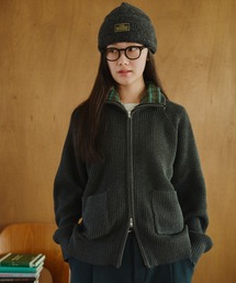 BROKEN BASE（ブロークンベース）の「Inside Check Drivers Knit / インサイドチェックドライバーズニット（ニット/セーター）」