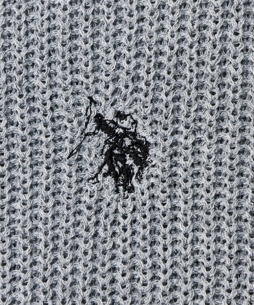 U.S. POLO ASSN.(ユーエスポロアッスン)の「【U.S. POLO ASSN.】畦編み ポロ カーディガン(ポロシャツ・メンズ・アッシュグレー/サックスブルー/ブラック・M/L)」の10枚目の写真