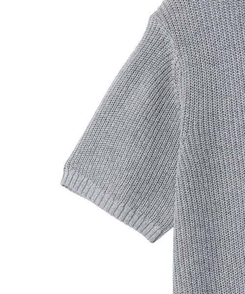 U.S. POLO ASSN.(ユーエスポロアッスン)の「【U.S. POLO ASSN.】畦編み ポロ カーディガン(ポロシャツ・メンズ・アッシュグレー/サックスブルー/ブラック・M/L)」の7枚目の写真