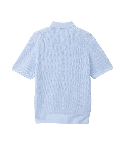 U.S. POLO ASSN.(ユーエスポロアッスン)の「【U.S. POLO ASSN.】畦編み ポロ カーディガン(ポロシャツ・メンズ・アッシュグレー/サックスブルー/ブラック・M/L)」の13枚目の写真