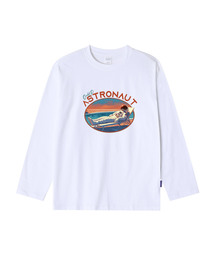 OHPxHARMONIA バカになった宇宙人ベーシック長袖Tシャツ