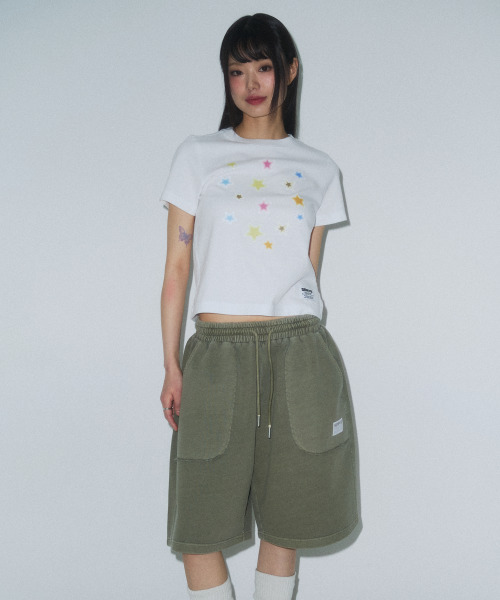 SEW-B(ソービー)の「KIKIセミクロップ半袖(Tシャツ/カットソー・レディース・その他・FREE)」の3枚目の写真