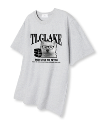 トゥワイズ オーバーサイズ 半袖Tシャツ ライトグレー