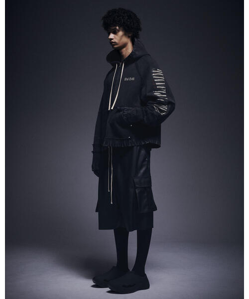 DANKE SCHON(ダンケシェーン)の「DankeSchon/ダンケシェーン/490 CHEMICAL ZIP HOODIE IRONCROSS(パーカー・レディース・ブラック・L/M)」の15枚目の写真