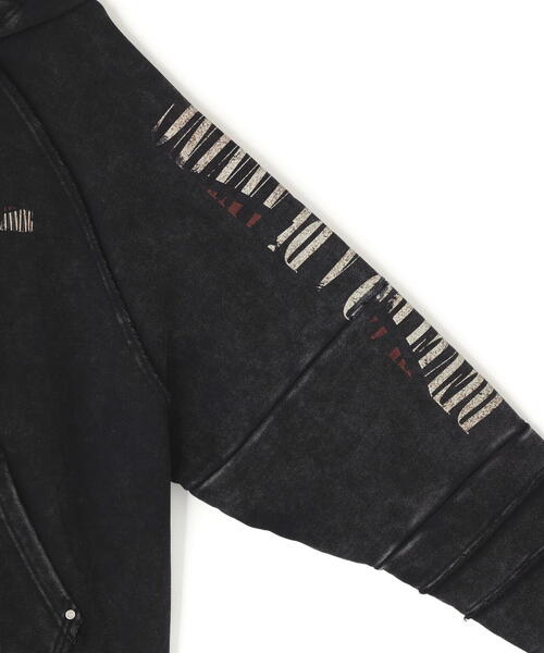 DANKE SCHON(ダンケシェーン)の「DankeSchon/ダンケシェーン/490 CHEMICAL ZIP HOODIE IRONCROSS(パーカー・レディース・ブラック・L/M)」の9枚目の写真