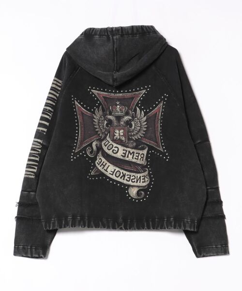 Danke Schon 24SS ヴィンテージ加工ノースリーブパーカー Danke Schon 24SS ヴィンテージ加工ノースリーブパーカー Danke Schon