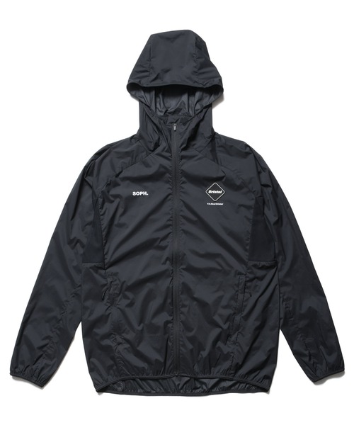 F.C.Real Bristol（エフシーレアルブリストル）の「LIGHT WEIGHT BREATHABLE PACKABLE HOODIE（ナイロンジャケット・メンズ・ブラック/ブルー/レッド・SMALL/X-LARGE/LARGE/MEDIUM/XX-LARGE）」の2枚目の写真