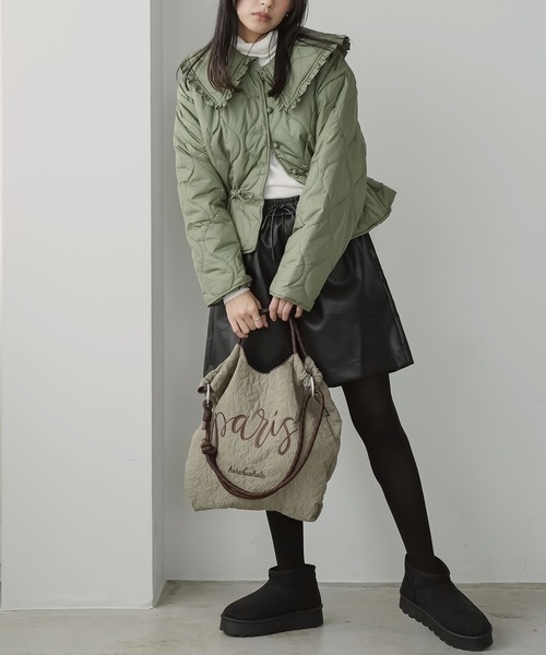 mili an deni(ミリアンデニ)の「厚底ショートムートン風ブーツ(ブーツ・レディース・ブラック/キャメル/グレー・M/L)」の19枚目の写真