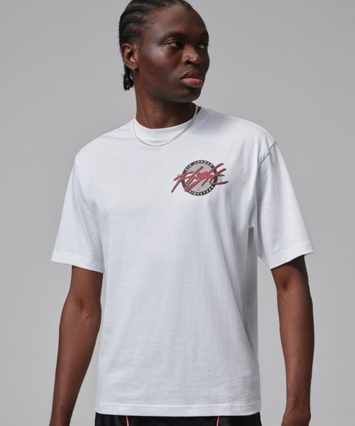 JORDAN BRAND(ジョーダンブランド)の「JORDAN BRAND M J FLT SS CREW / ジョーダン ブランド FLT S/S クルー / NIKE【SP】(Tシャツ/カットソー・メンズ・ホワイト・S/M/L/XL/XXL)」の1枚目の写真