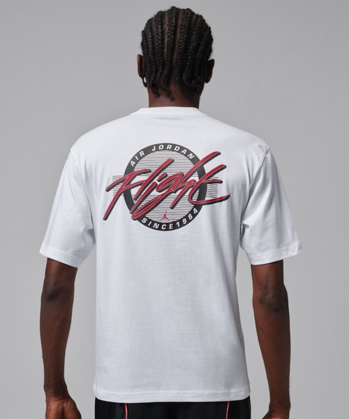 JORDAN BRAND(ジョーダンブランド)の「JORDAN BRAND M J FLT SS CREW / ジョーダン ブランド FLT S/S クルー / NIKE【SP】(Tシャツ/カットソー・メンズ・ホワイト・S/M/L/XL/XXL)」の4枚目の写真