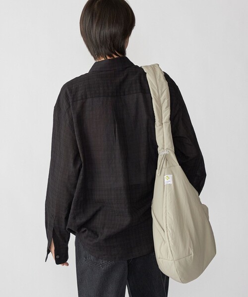 City Ambient Products（シティアンビエントプロダクツ）の「City Ambient Products: レギュラー ボイル チェック ロング スリーブ シャツ（シャツ/ブラウス・メンズ・ブラック/ネイビー・LARGE/MEDIUM/SMALL）」の6枚目の写真