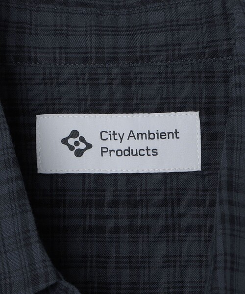 City Ambient Products（シティアンビエントプロダクツ）の「City Ambient Products: レギュラー ボイル チェック ロング スリーブ シャツ（シャツ/ブラウス・メンズ・ブラック/ネイビー・LARGE/MEDIUM/SMALL）」の13枚目の写真