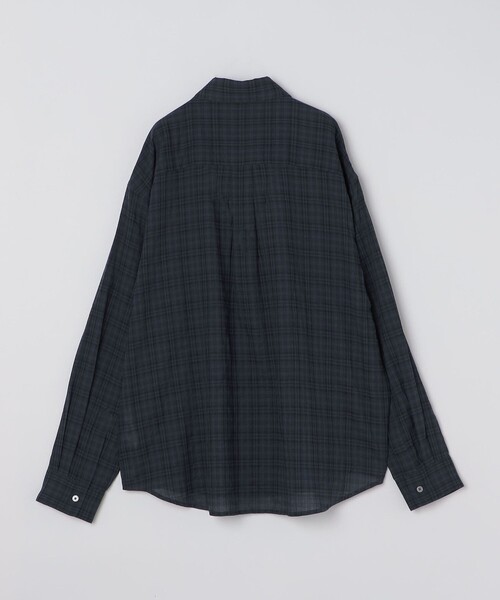 City Ambient Products（シティアンビエントプロダクツ）の「City Ambient Products: レギュラー ボイル チェック ロング スリーブ シャツ（シャツ/ブラウス・メンズ・ブラック/ネイビー・LARGE/MEDIUM/SMALL）」の15枚目の写真