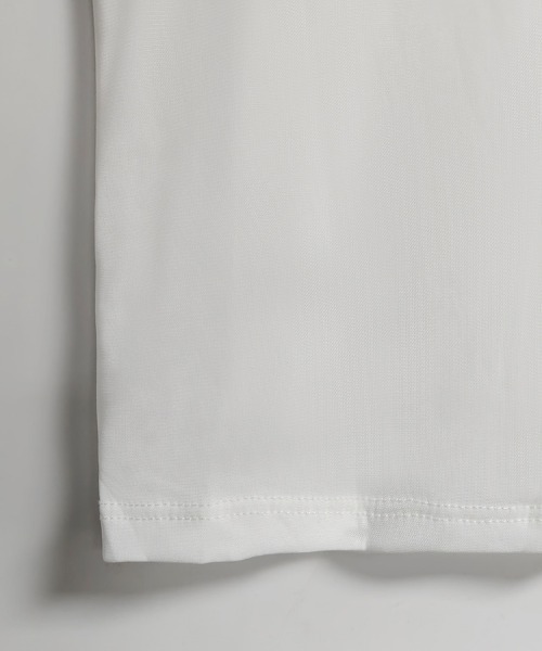 ReRe(リリ)の「メッシュ切替ロングスリーブトップス(Tシャツ/カットソー・レディース・ブラック/ダークブラウン/ホワイト・MEDIUM)」の10枚目の写真