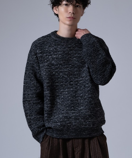 Crownor(クラウノアー)の「ジャガード ニットセーター(ニット/セーター・メンズ・ホワイト/ブラック・LARGE/MEDIUM)」の6枚目の写真