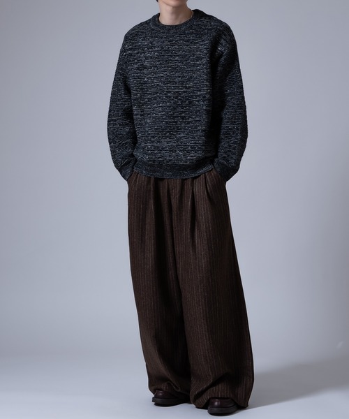 Crownor(クラウノアー)の「ジャガード ニットセーター(ニット/セーター・メンズ・ホワイト/ブラック・LARGE/MEDIUM)」の12枚目の写真