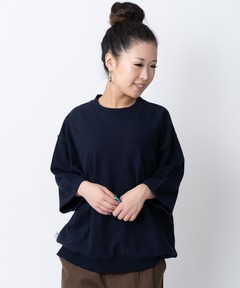 ブロックインレー７分袖Ｔｅｅ