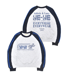 YEYE（イエイエ）の「Runner Logo Raglan Crewneck [Light Gray]（スウェット）」