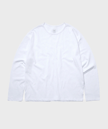 TLEYOUNG（トゥリョン）の「TY シグネチャーボートネックTシャツ, オフホワイト（Tシャツ/カットソー）」