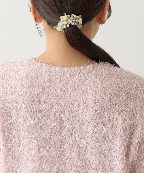 La boutique BonBon(ラブティックボンボン)の「【やわらかくて着心地◎】フェザーカットソージャケットカーデ(ノーカラージャケット・レディース・ブラック/ピンク/オフホワイト・FREE)」の13枚目の写真