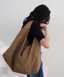 Shelly island | 【A4サイズ収納可/軽量】サイドダブルファスナーバッグ(ショルダーバッグ)