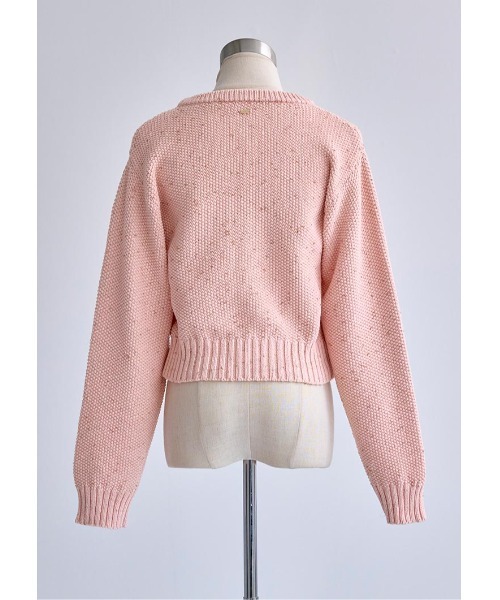 LUDICRUM(ルーディクルム)の「Mix knit top(ニット/セーター・レディース・ブラック/オフホワイト・FREE)」の16枚目の写真