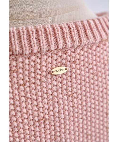 LUDICRUM(ルーディクルム)の「Mix knit top(ニット/セーター・レディース・ブラック/オフホワイト・FREE)」の20枚目の写真