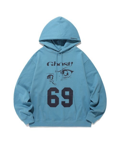 セール】NEW COLLEGE HOODIE_BLUE(NG2ESUM404A)（パーカー）｜NICE