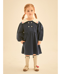 CAREBEARS（ケアベア）の「ラブ テンダーハートベア セーラー ワンピース（ワンピース）」