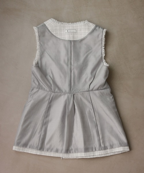 ROPE' PICNIC（ロペピクニック）の「【WEB限定】ツイード金ボタンジレベスト/セレモニー対応・リンクコーデ（ベスト・レディース・オフホワイト/ブラック系その他/ネイビー/ライトグレー・FREE）」の16枚目の写真