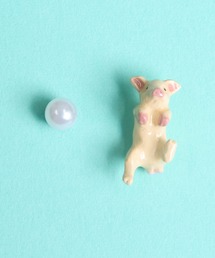 gargle（ガーグル）の「gargle ガーグル：アニマルシリーズ　アニマルズ　ひつじ　うさぎ　ぶた　ピアス（ピアス（両耳用））」