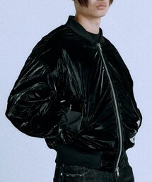 INTERSECTION（インターセッション）の「バルーンスリーブ MA-1 ジャンパー [タイベックブラック]（MA-1）」